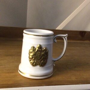 Vintage musical Schmidt bros. Elegant White and Gold Mug stein cup